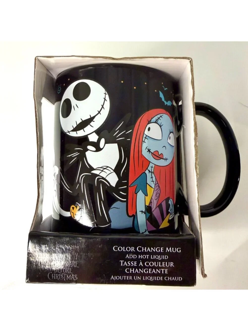 Disney Nightmare Before Christmas Jack and Sally Color Change Mug
